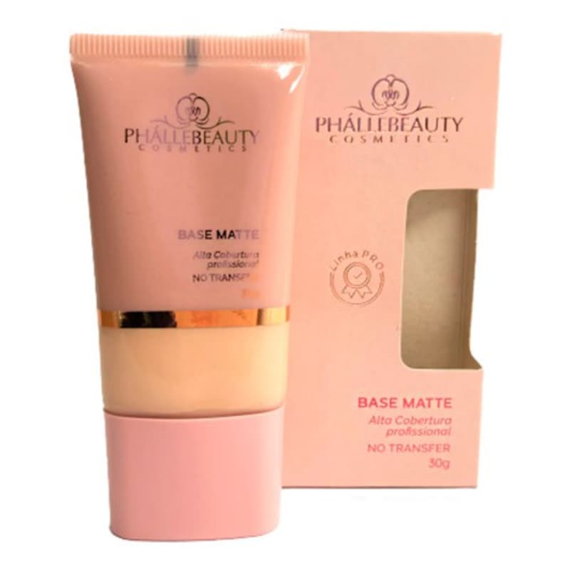 Phállebeauty Linha Pro Efeito Matte 01 - Base Líquida 30g Menor preço em Phállebeauty Linha Pro Efeito Matte 01 - Base Líquida 30g