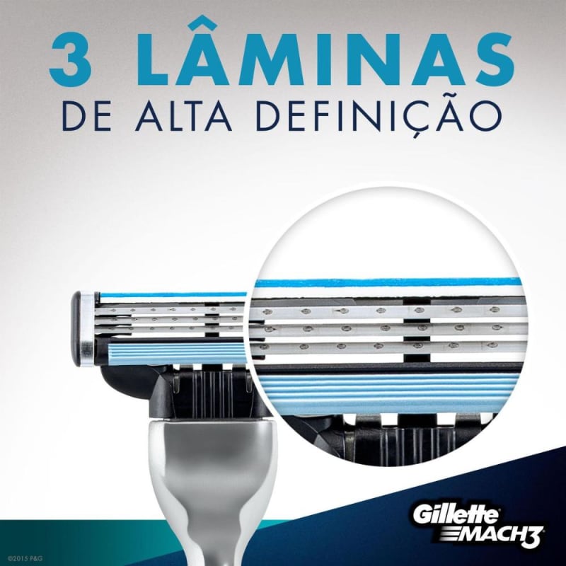 Kit Aparelho de Barbear Gillette Mach 3 Turbo Edição Kit Aparelho de Barbear Gillette Mach 3 Turbo Edição