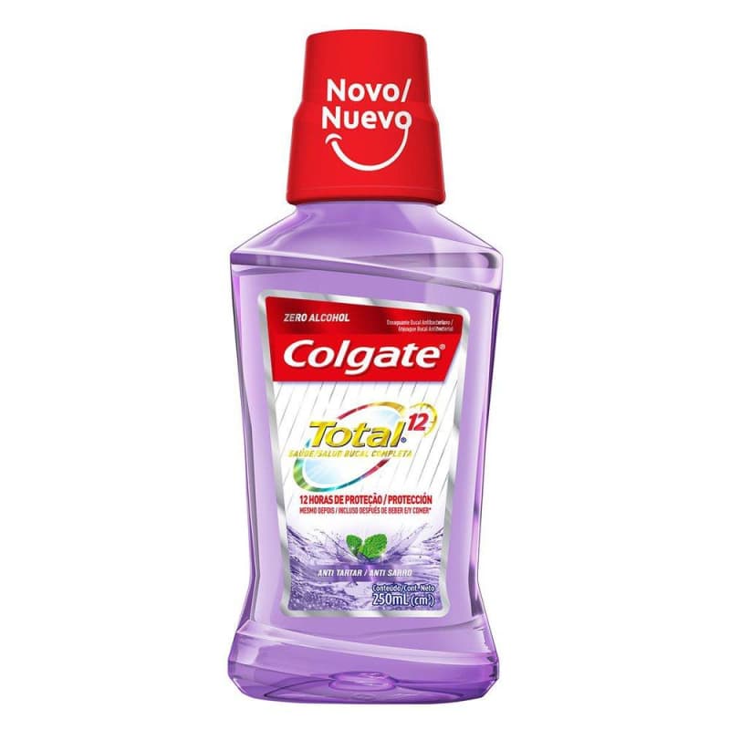 Colgate Total 12 Anti Tártaro - Enxaguante Bucal 250ml Menor preço em Colgate Total 12 Anti Tártaro - Enxaguante Bucal 250ml
