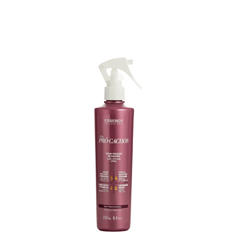 Spray Fixador de Cachos Essendy Série Pró-Cachos | Beleza Na Web