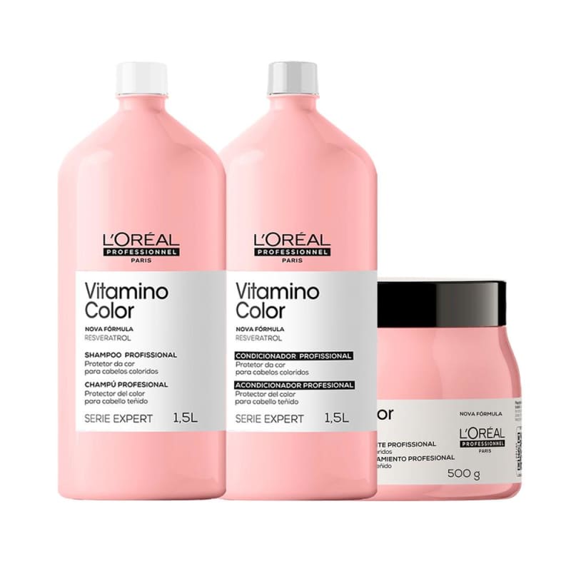 Kit L'Oréal Professionnel Serie Expert Vitamino Color – Shampoo e ...