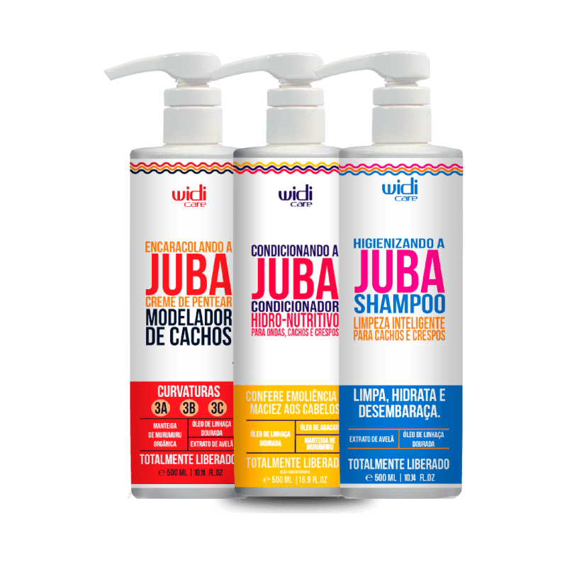 Kit Widi Care Juba Trio Cachos (3 Produtos) Menor preço em Kit Widi Care Juba Trio Cachos (3 Produtos)
