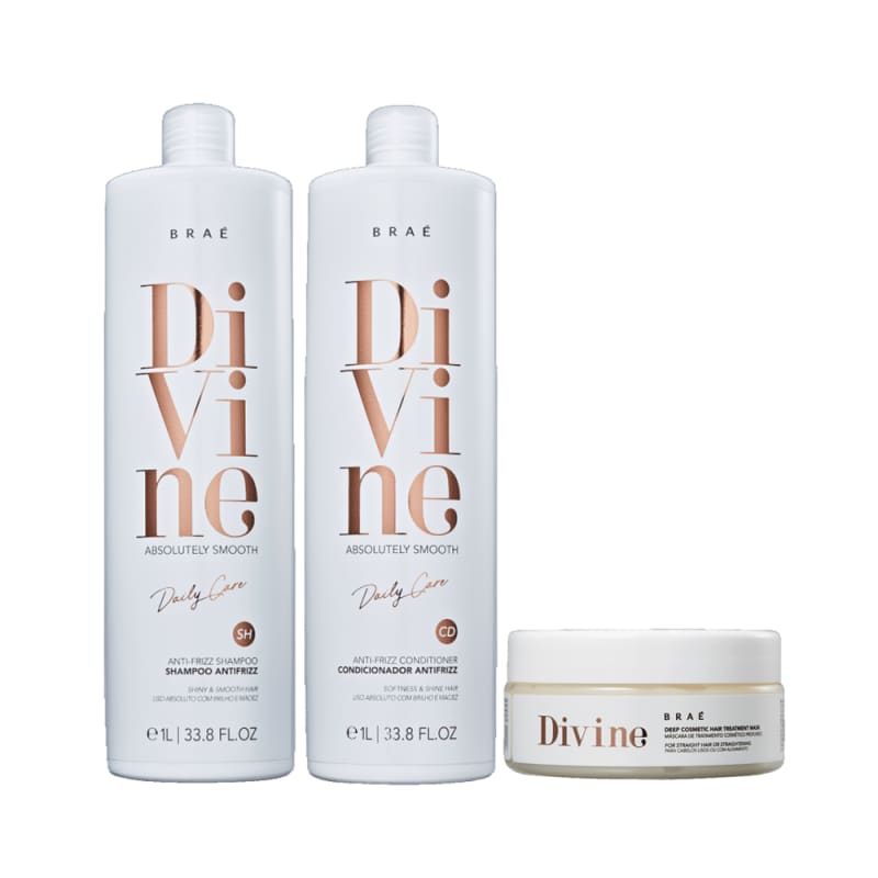 Kit Braé Divine Triplo (3 Produtos) Menor preço em Kit Braé Divine Triplo (3 Produtos)