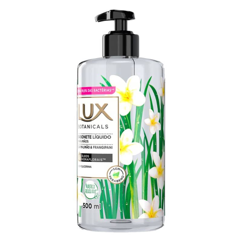 Sabonete Líquido Lux Botanicals Essências Do Brasil Capim Limão 500ml -  Promofarma