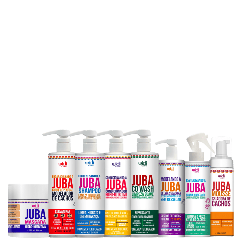 Kit Widi Care Juba Encaracolando os Cachos Completo (8 Produtos) Menor preço em Kit Widi Care Juba Encaracolando os Cachos Completo (8 Produtos)
