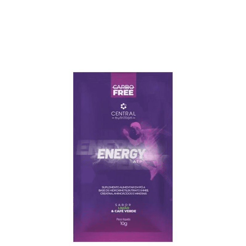 Central Nutrition Energy ATP Limão - Suplemento Alimentar (30 sachês x 10g)