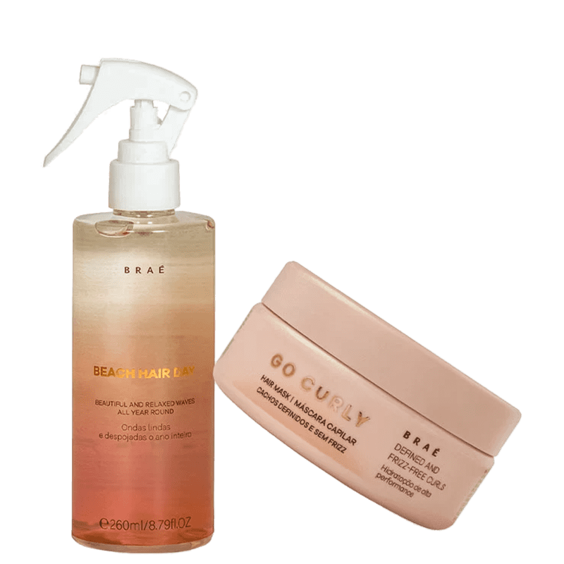 Kit Braé Beach Hair Go Curly Beleza na 