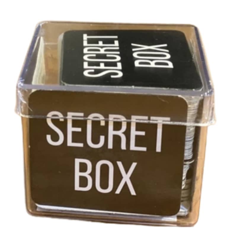 Jogo De Cartas Secret Box Para Casal - Pesadão, Magalu Empresas