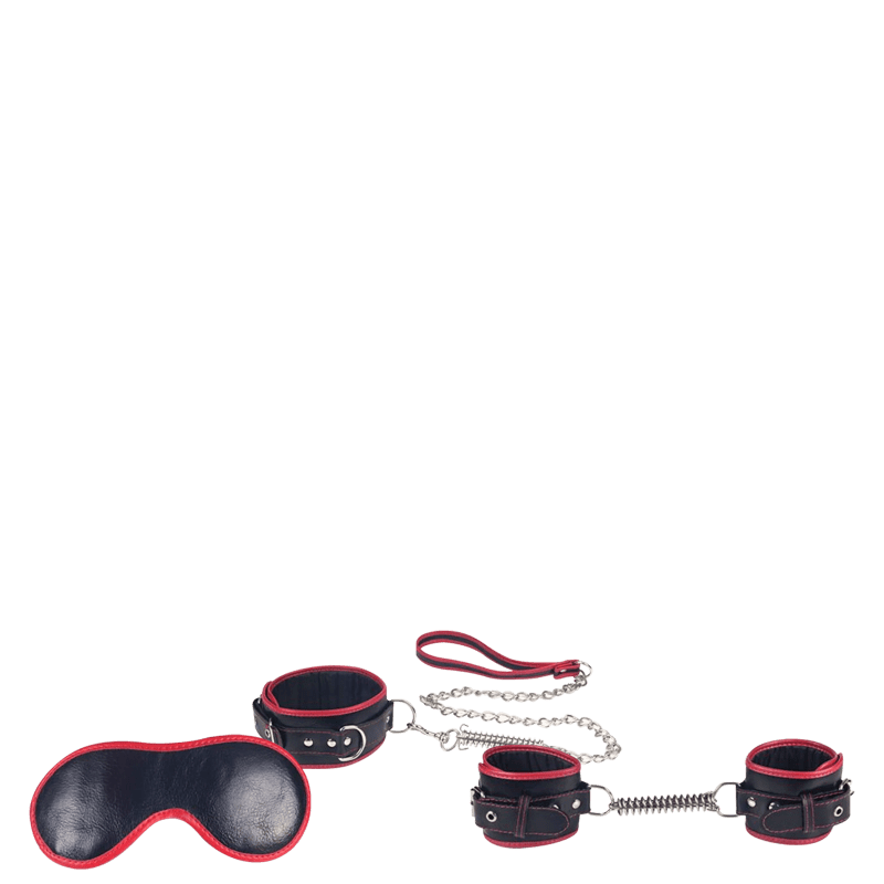 Kit A Sós Leather Bdsm Bondage Sado Trio Beleza Na Web