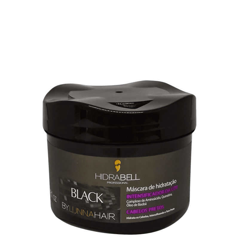 Máscara Capilar Hidrabell Black by Lunna Hair Beleza na 