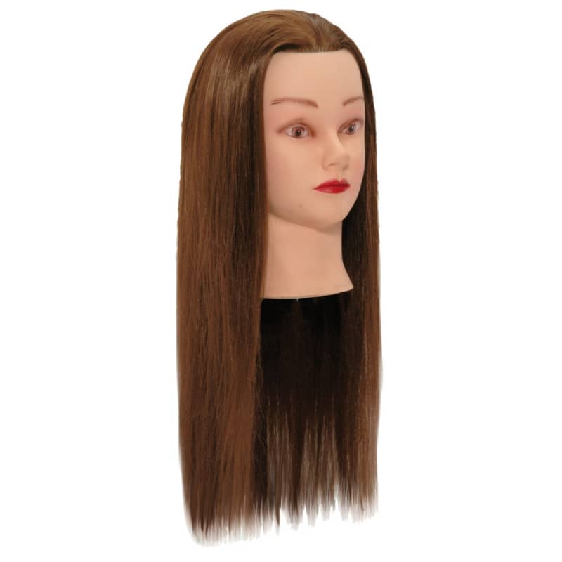 Cabeça de boneca para pentear e maquiagem para meninas, boneca pequena  cabeça de estilo com acessórios de cabelo com brinquedos de secador de  cabelo presente para meninas