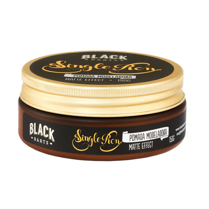 Black Barts Single Ron - Pomada Modeladora Efeito Matte 150g Menor preço em Black Barts Single Ron - Pomada Modeladora Efeito Matte 150g