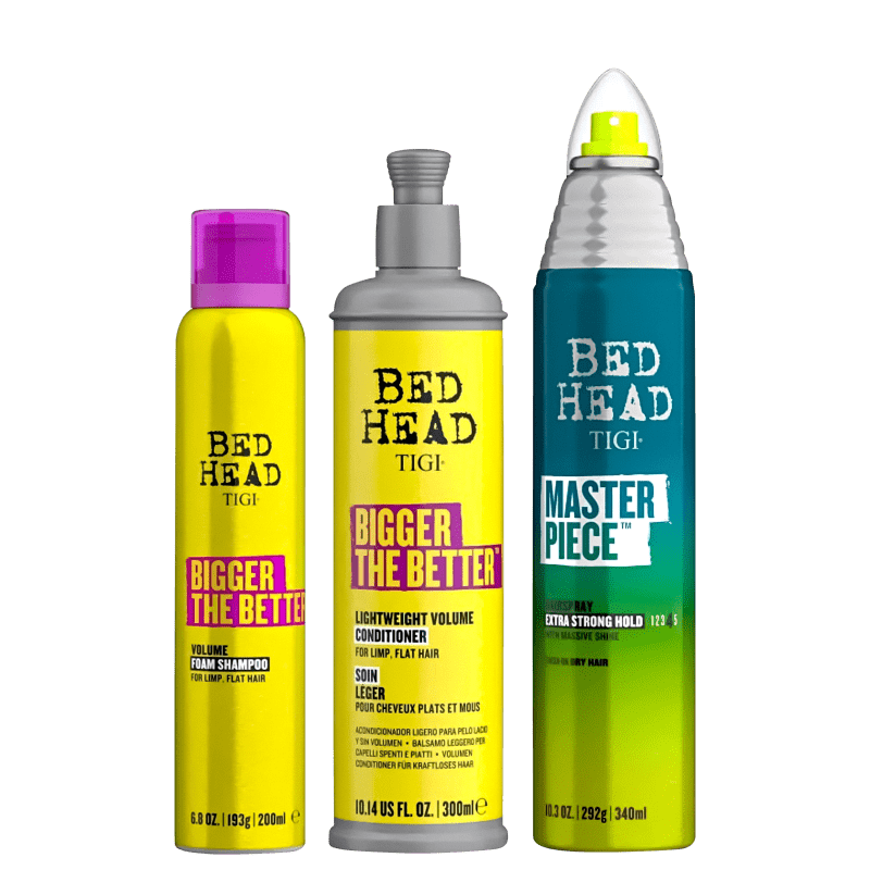 Kit Bed Head TIGI Bigger The Better Matte (03 Produtos)