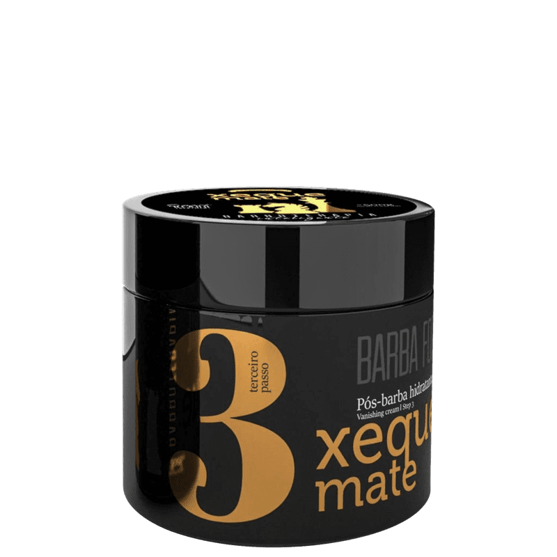 Kit Barboterapia Inteligente Xeque Mate barba Forte 500g