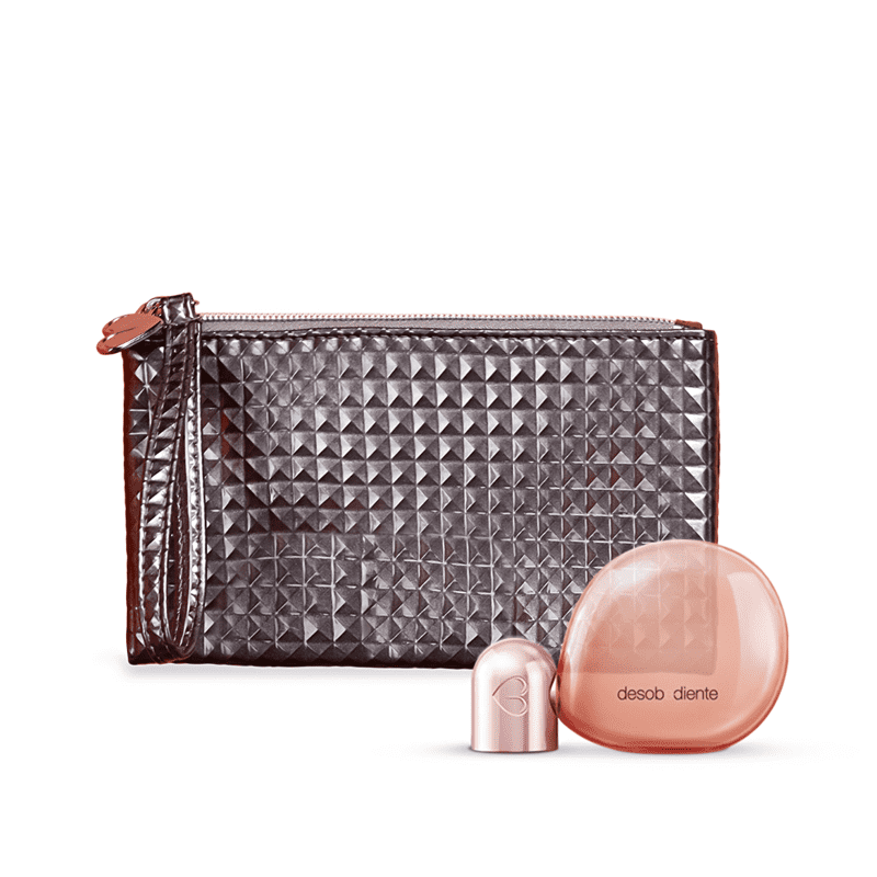Kit Nécessaire Quadradinhos + Eau de Parfum Desobediente 30ml + Caixa Cubo G