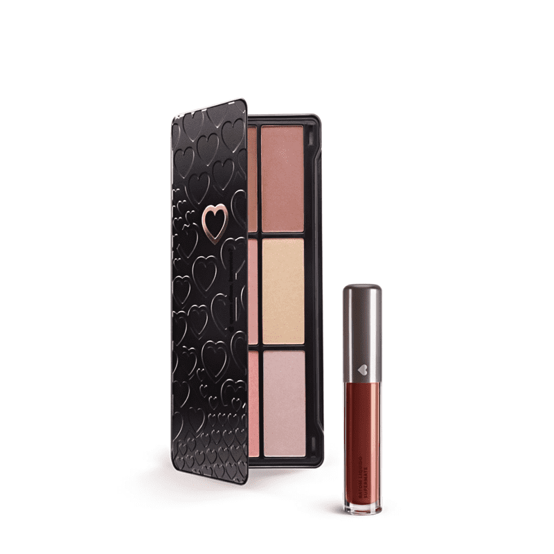 Kit Paleta Multifuncional Adoro Celebrar + Batom Líquido Supermate Ruivoli