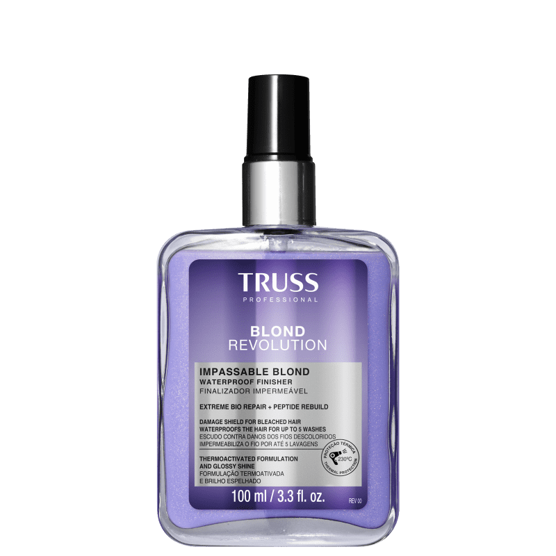 TRUSS Blond Revolution Impassable Blond - Finalizador Capilar 100ml Menor preço em TRUSS Blond Revolution Impassable Blond - Finalizador Capilar 100ml