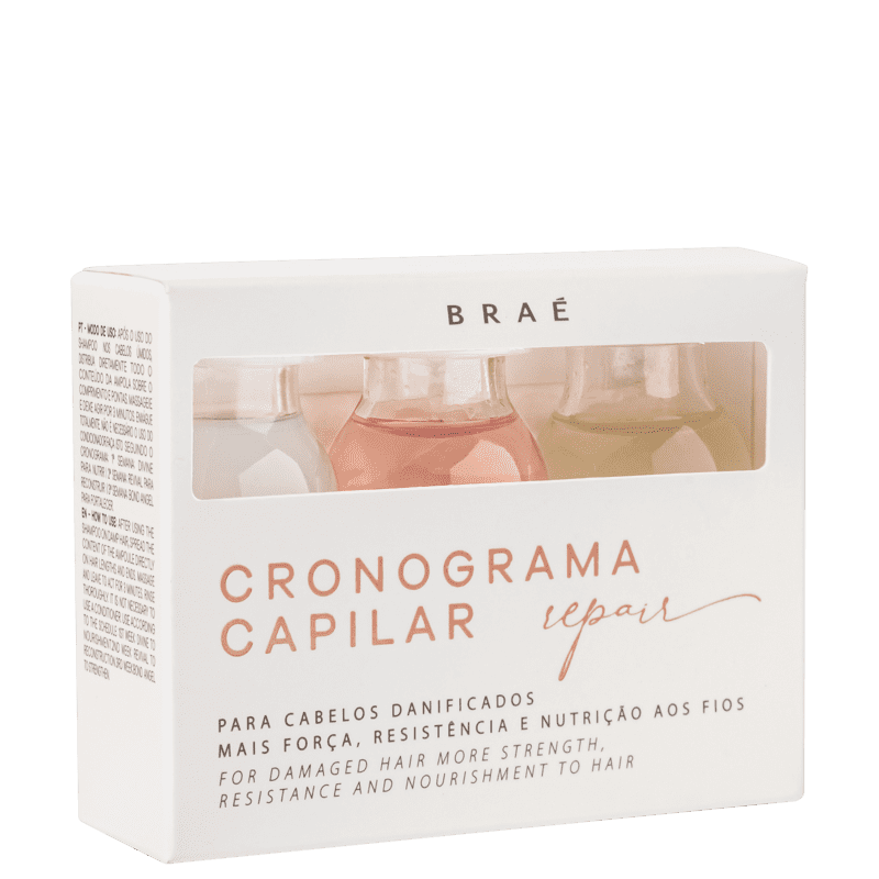 Kit Braé Revival + Cronograma Capilar Repair - BRA - Kit de Tratamento para  Cabelos - Magazine Luiza