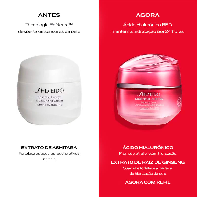 Creme em Gel Hidratante Facial Essential Energy Shiseido 50ml