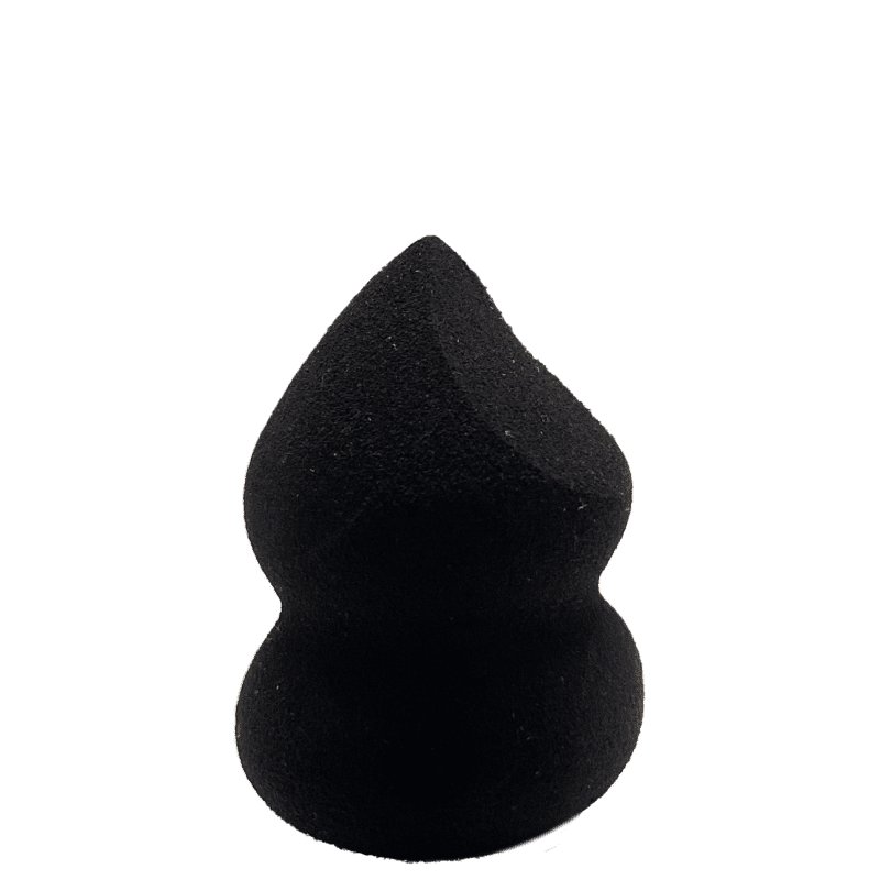 Esponja Preta Extra Macia para Maquiagem, Black Sponge, Antifúngica