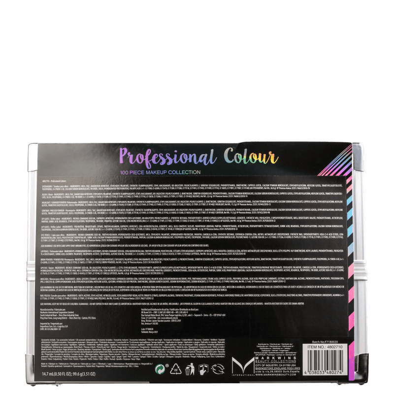 Markwins Professional Colours Makeup - Maleta de Maquiagem
