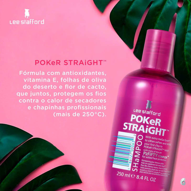 Lee Stafford Poker Straight - Shampoo 250ml