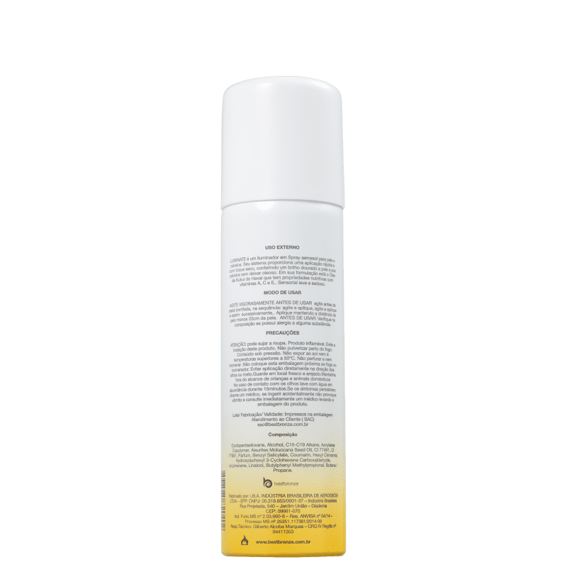 Best Bronze Luminate - Spray de Brilho 150ml