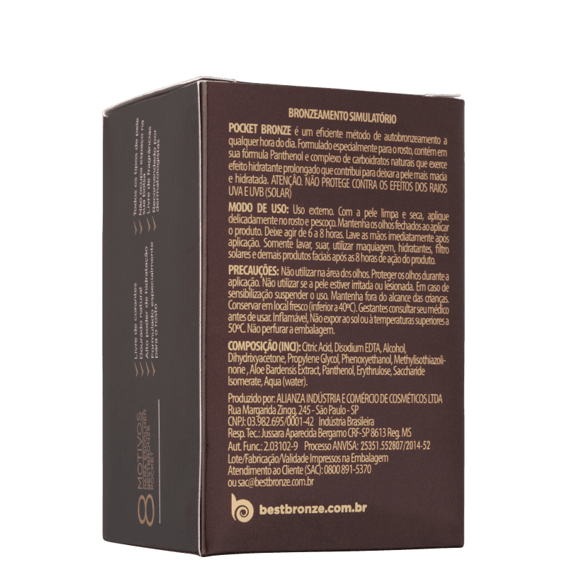 Best Bronze Pocket Bronze - Lenço Autobronzeador 10x3ml