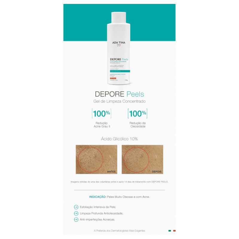 Ada Tina Depore Peels - Gel de Limpeza Concentrado 100g