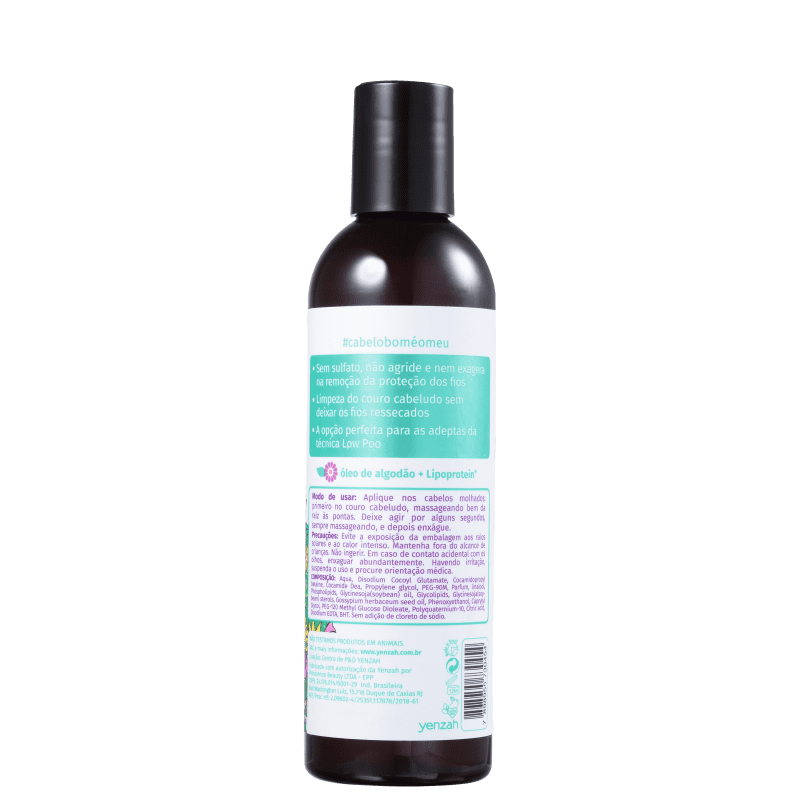 Yenzah Sou+Cachos - Shampoo Low Poo 240ml
