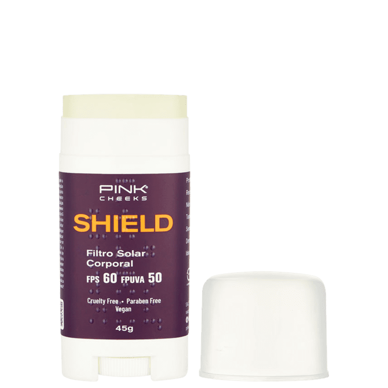 Pink Cheeks Shield FPS 60 - Protetor Solar em Bastão 45g Menor preço em Pink Cheeks Shield FPS 60 - Protetor Solar em Bastão 45g