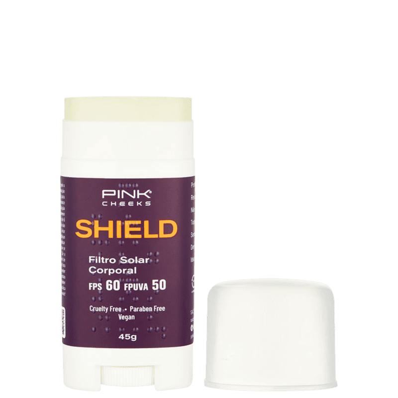 Menor preço em  Pink Cheeks Shield FPS 60 - Protetor Solar em Bastão 45g 