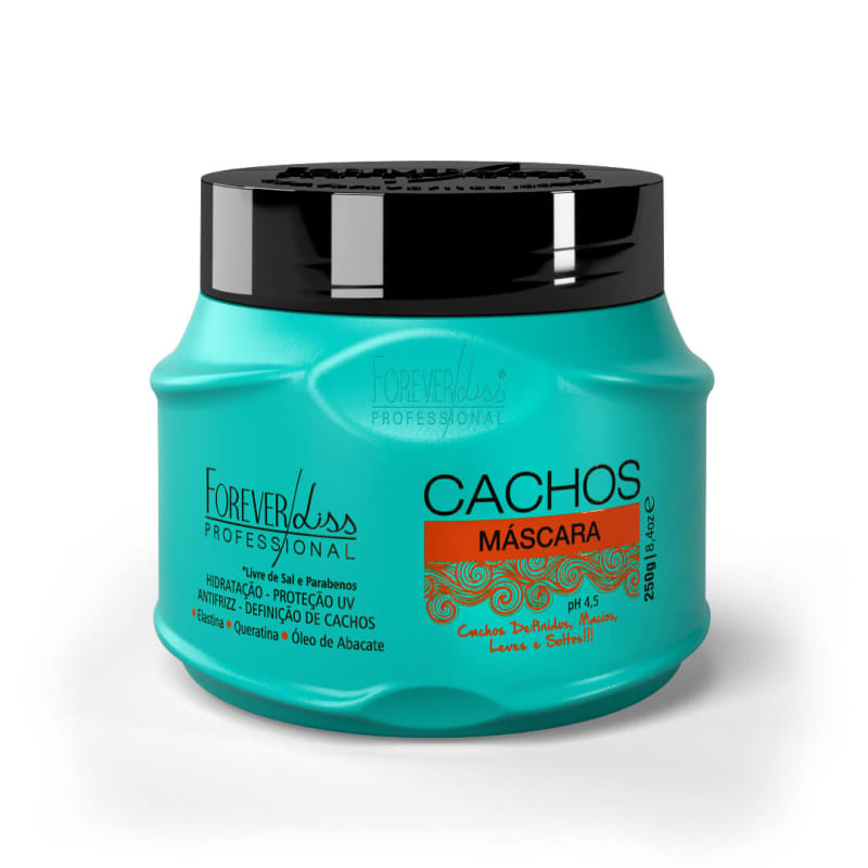 Forever Liss Professional Cachos - Máscara Capilar 250g Menor preço em Forever Liss Professional Cachos - Máscara Capilar 250g