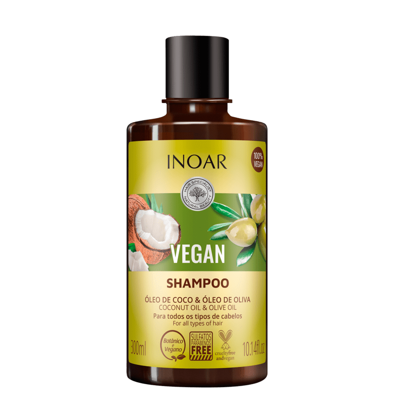 Shampoo Inoar Vegan sem Sulfato