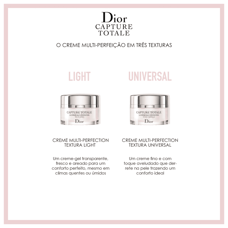 Dior Capture Totale Multi-Perfection Universal - Creme para Rugas e Anti-Idade 60ml