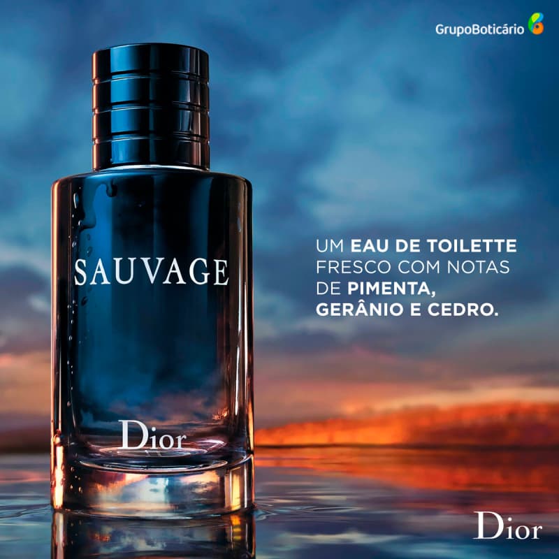 Perfume Sauvage Dior Masculino Eau De Toilette Beleza Na Web 5240