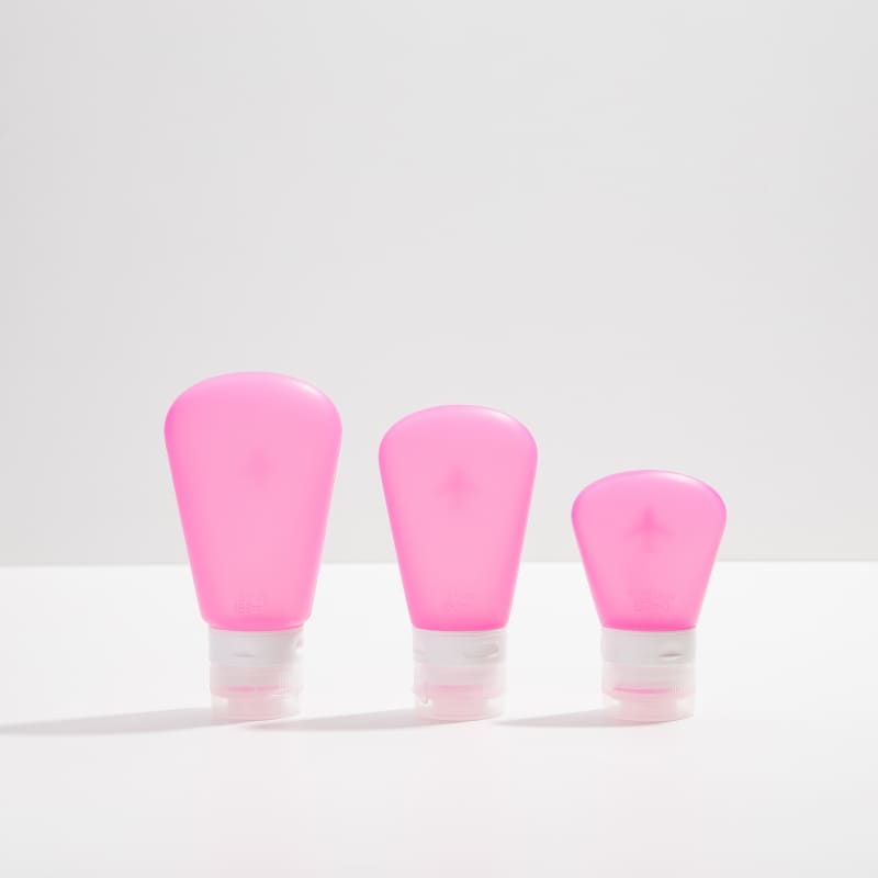Kit Trip Glam - Frascos de Silicone para Viagem