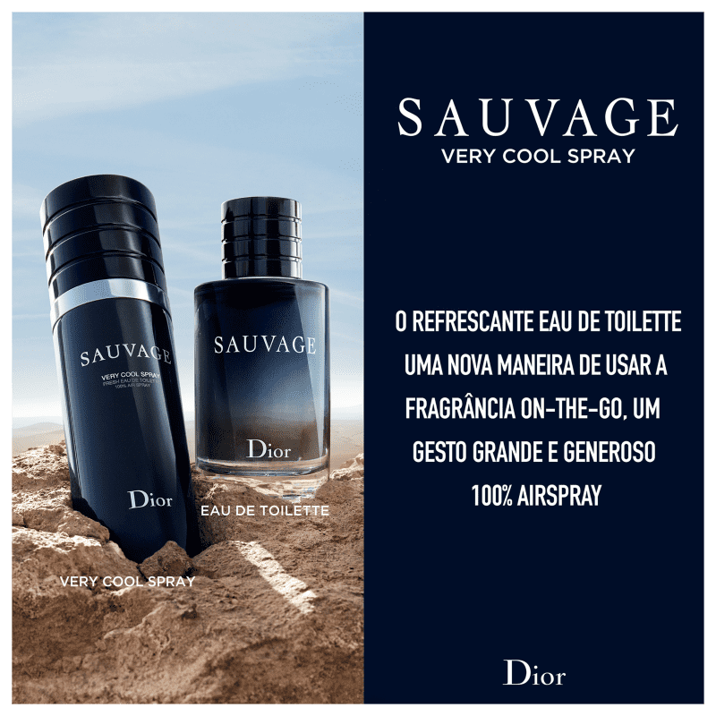 Sauvage Very Cool Spray Dior Eau de Toilette - Perfume Masculino 100ml