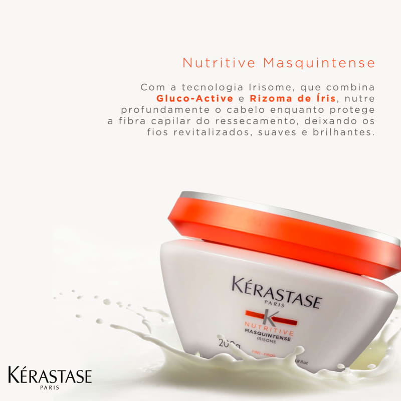 Kérastase Nutritive Masquintense Cabelos Finos - Máscara de Nutrição 200ml