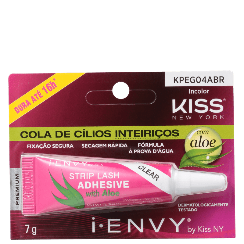 Kiss New York i-Envy com Aloe - Cola para Cílios Incolor 7g