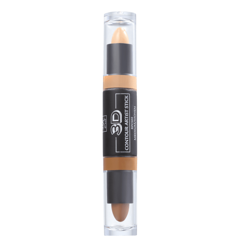 Kiss New York Ruby Kisses 3D Contour Artist Stick Medium - Contorno Facial 4g