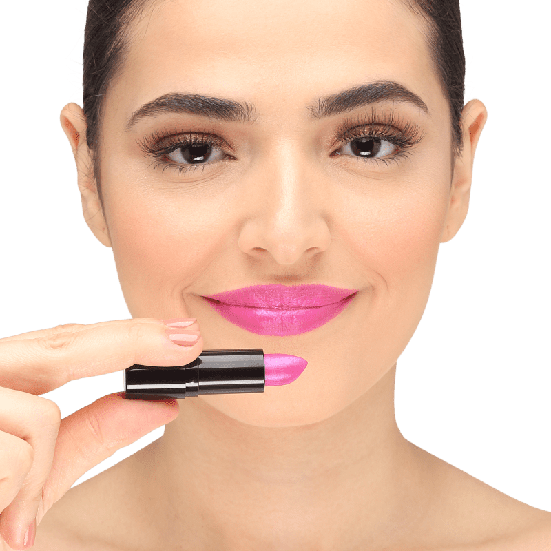 Kiss New York Ruby Kisses Rosa Shock - Batom Cintilante 3,5g