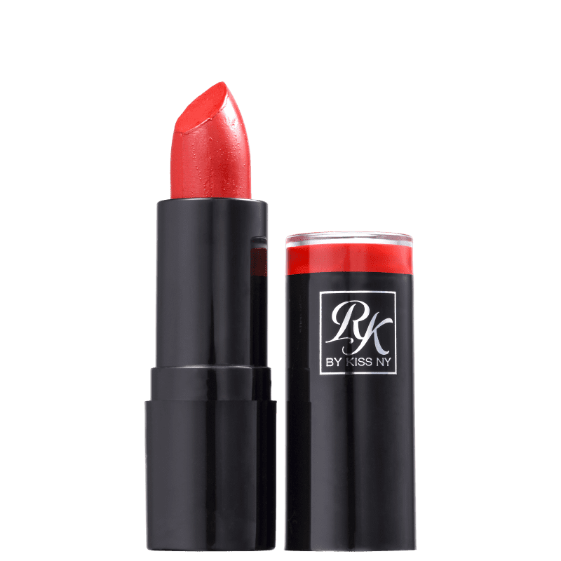 Kiss New York Ruby Kisses Vermelho Sexy - Batom Cremoso 3,5g