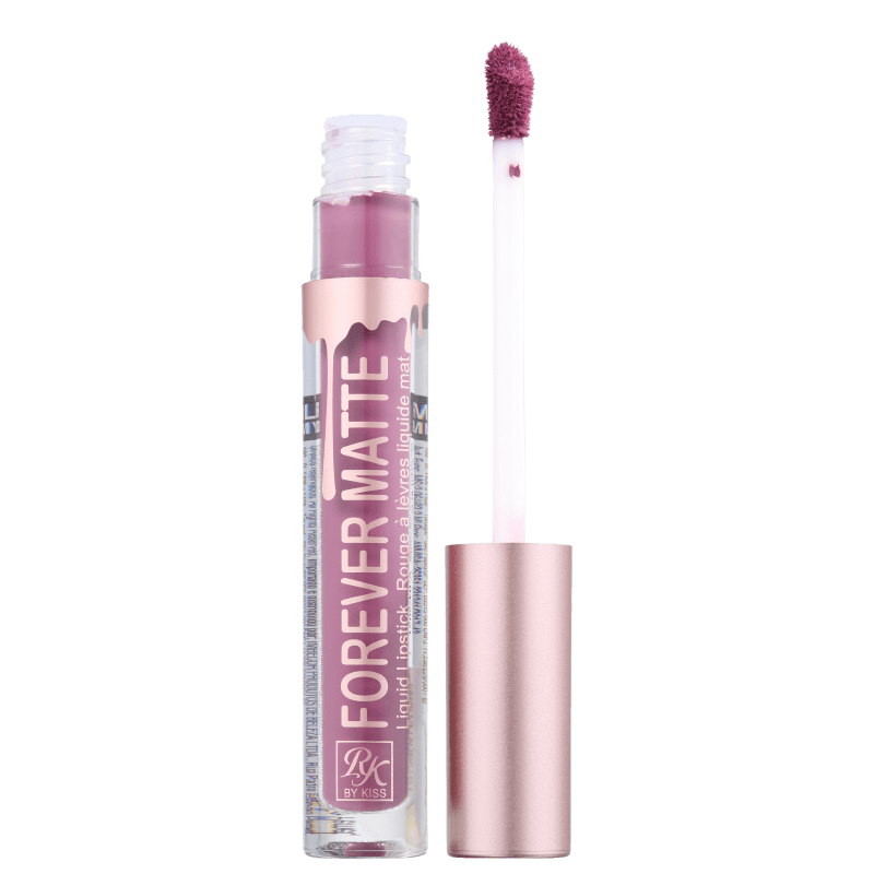 Kiss New York Ruby Kisses Forever Matte Plummy Mood - Batom Líquido 3ml