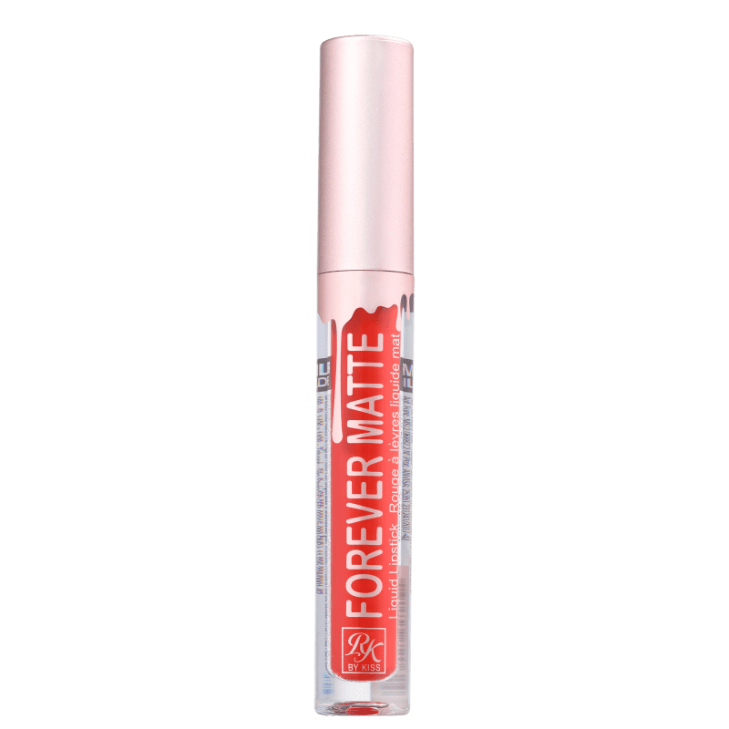 Kiss New York Ruby Kisses Forever Matte Wild Fire - Batom Líquido 3ml