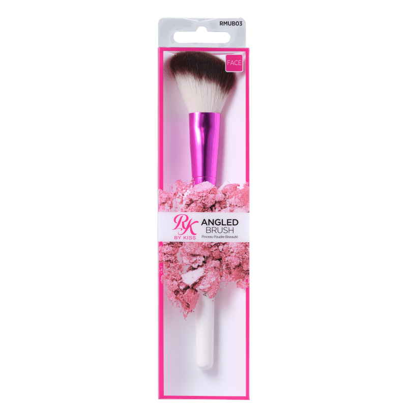 Kiss New York Ruby Kisses Angled Powder - Pincel para Blush 16g