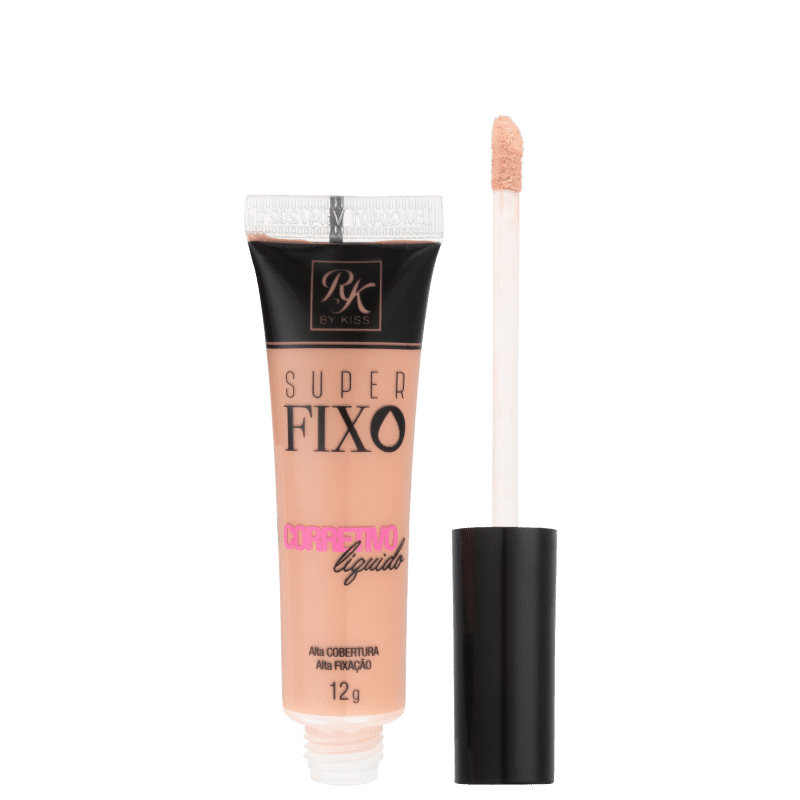 Kiss New York Ruby Kisses Super Fixo 02 Creme - Corretivo Líquido 12g
