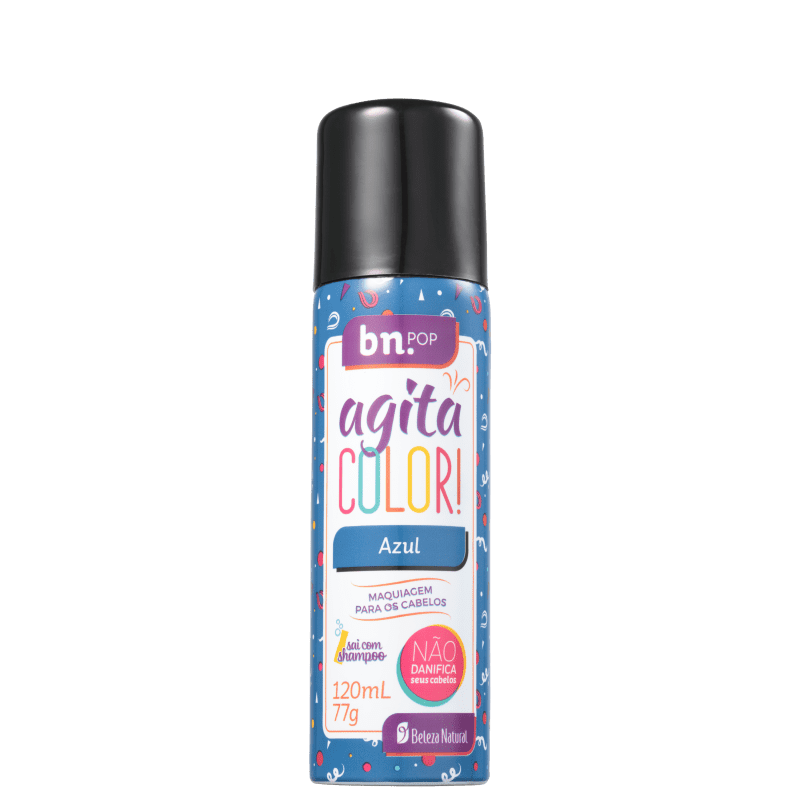 Beleza Natural Bn.Pop Agita Color Azul - Coloração Temporária 120ml
