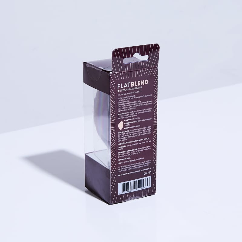 Mariana Saad Flat Blend - Esponja de Maquiagem Vinho