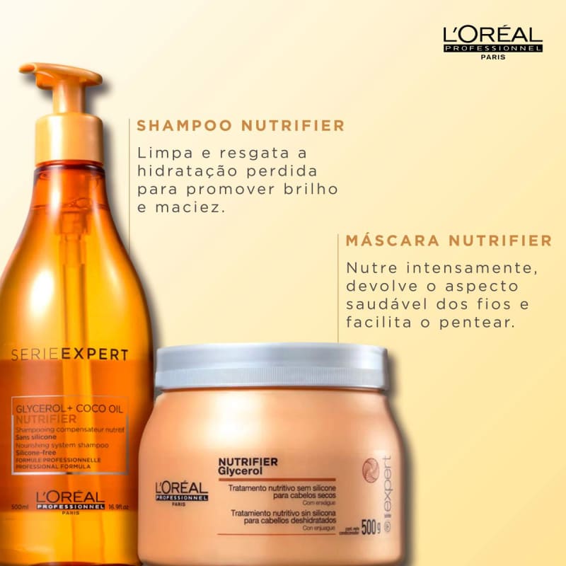 Kit L'Oréal Professionnel Nutrifier Expert (2 Produtos)